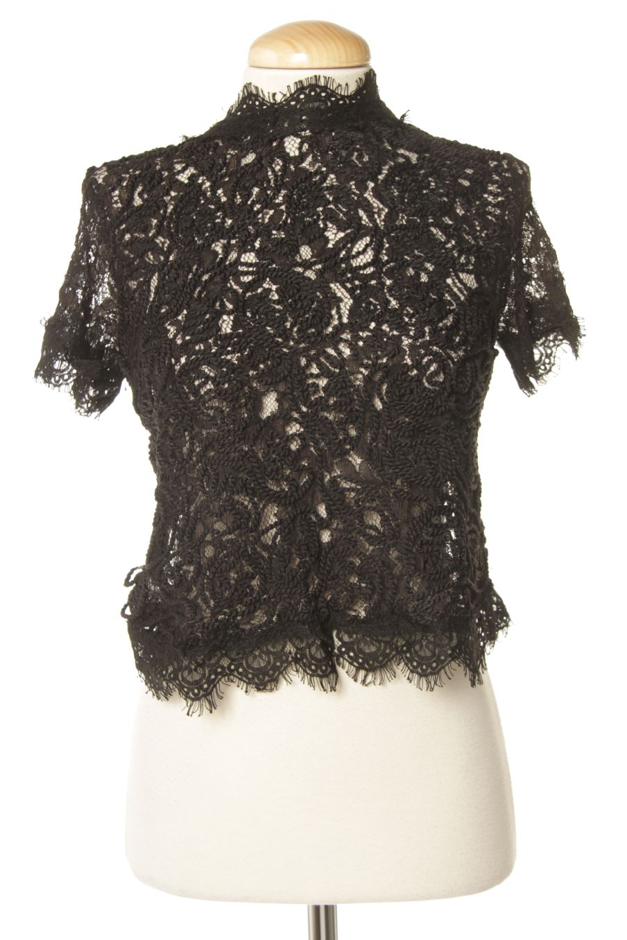 Blusa de manga corta de Trf (ZARA) de la talla M, de color negro