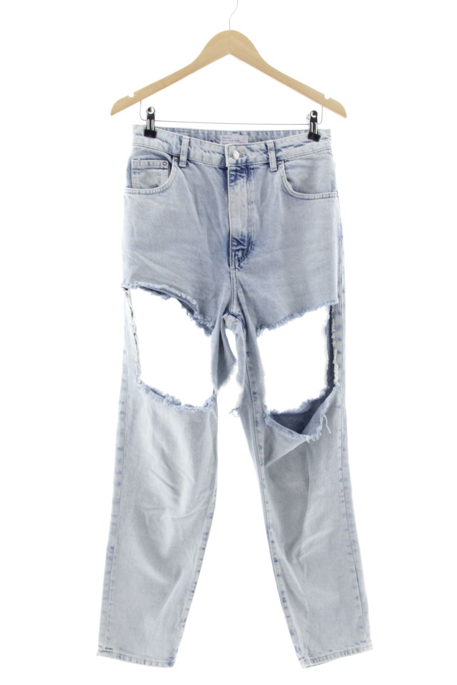 Vaquero de Bershka de la talla 40, de color azul de ropa vaquera
