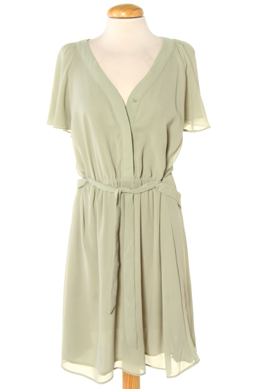 Robe casual H&M de la taille S, de couleur vert