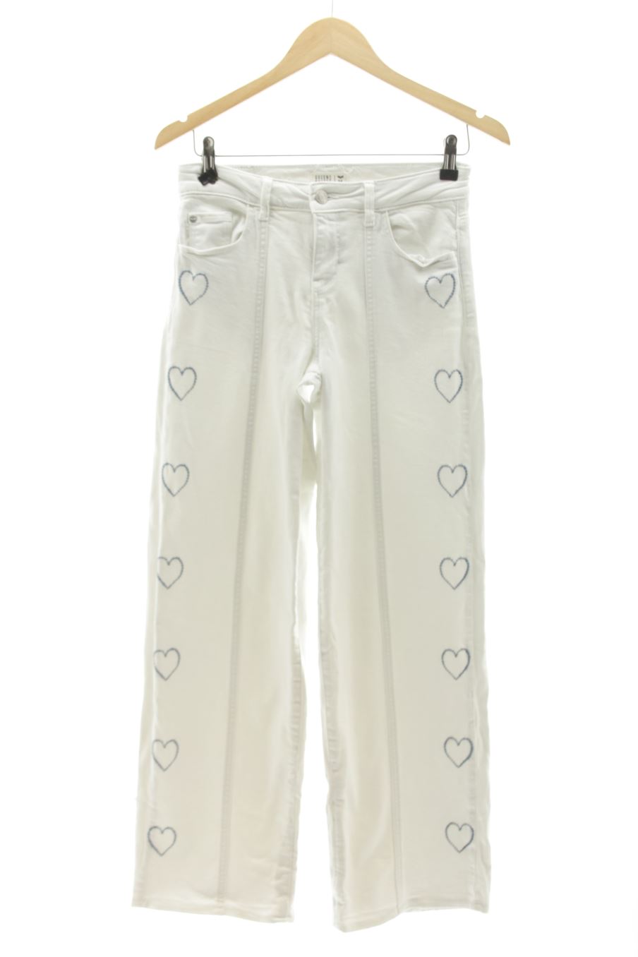 Jeans Green coast de la taille 34, de couleur blanc