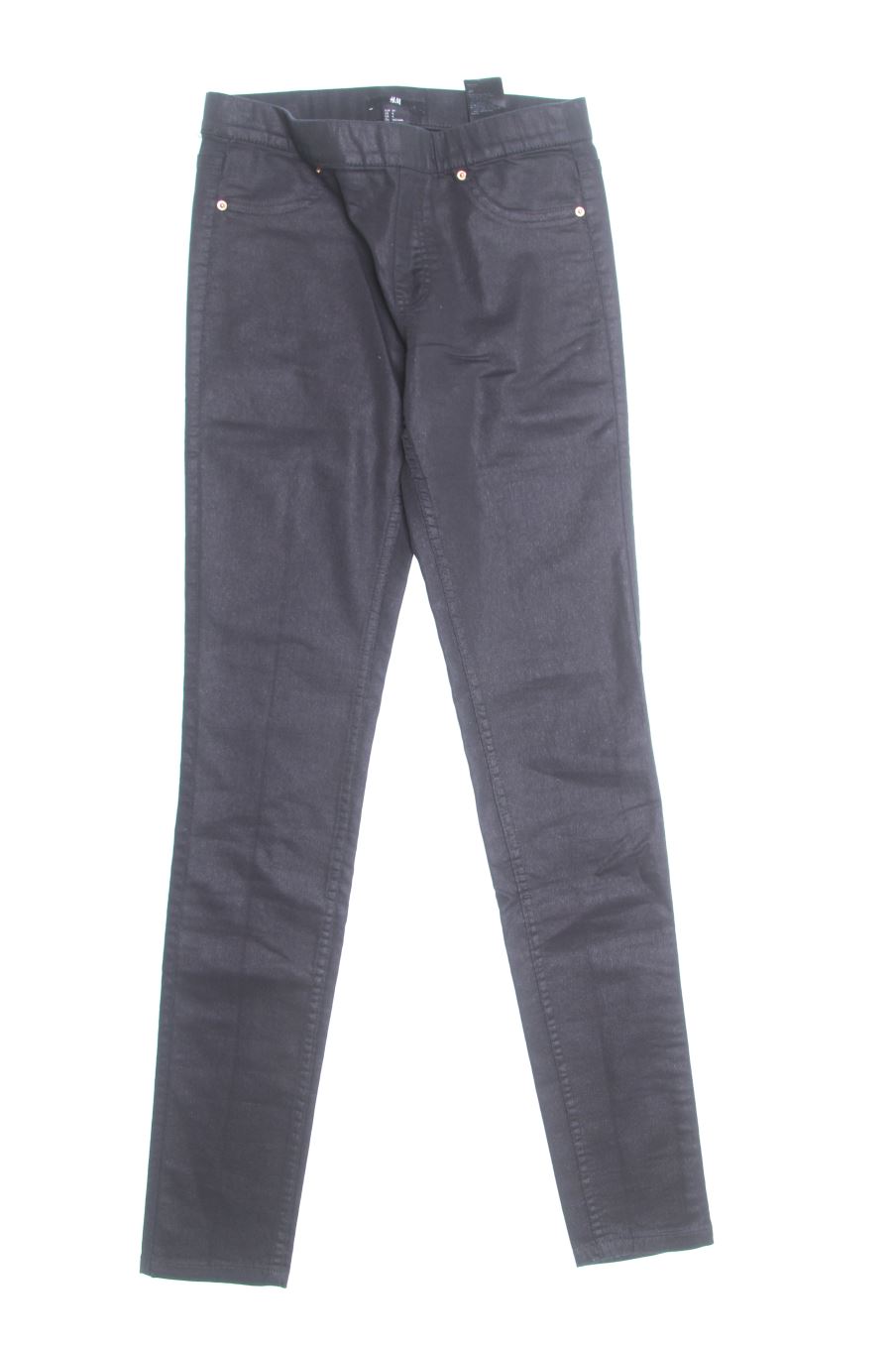 Jeans H&M de la taille 34, de couleur noir de denim