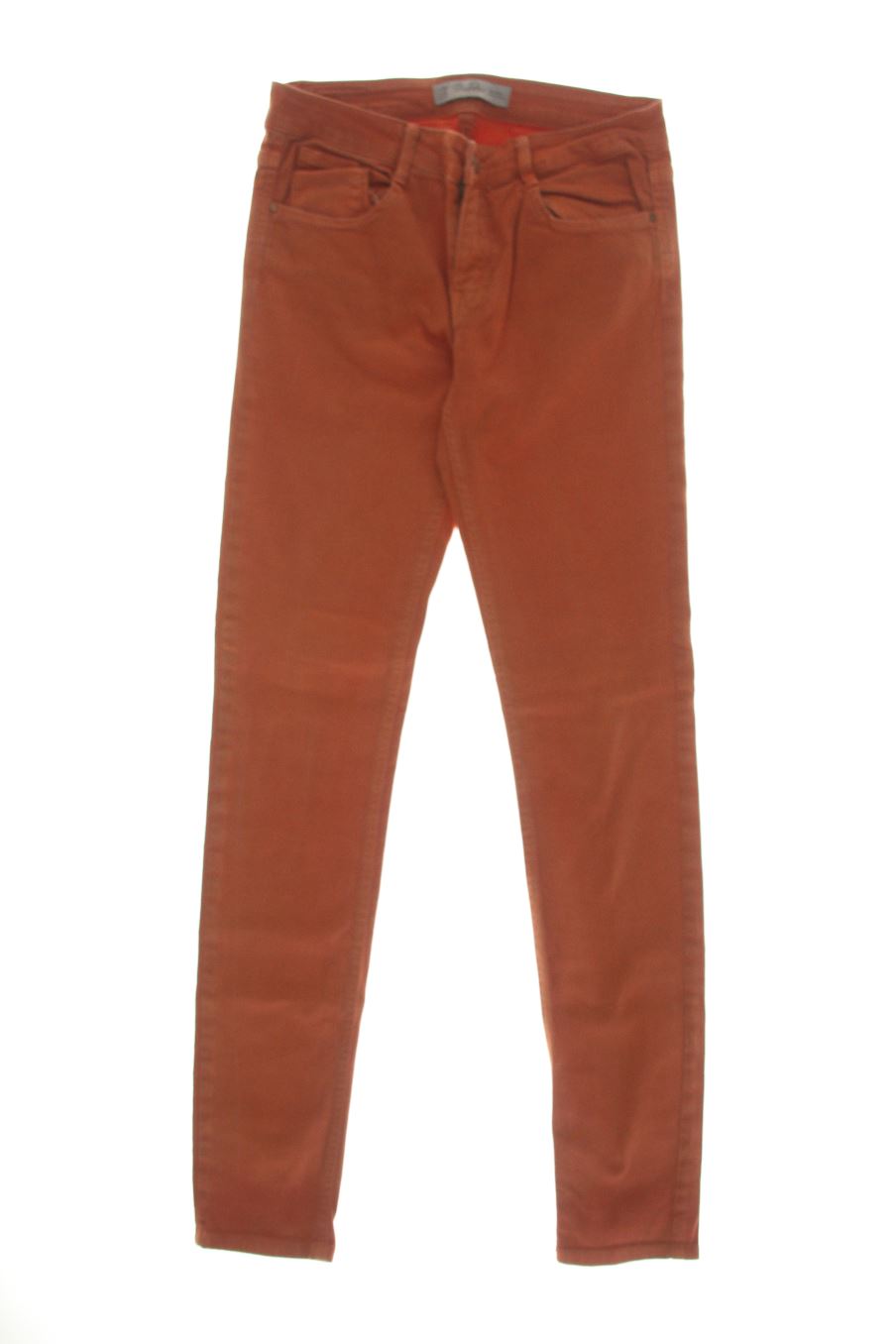 Jeans von Trf (ZARA) Größe 38, Farbe Orange, aus Jeanskleidung für