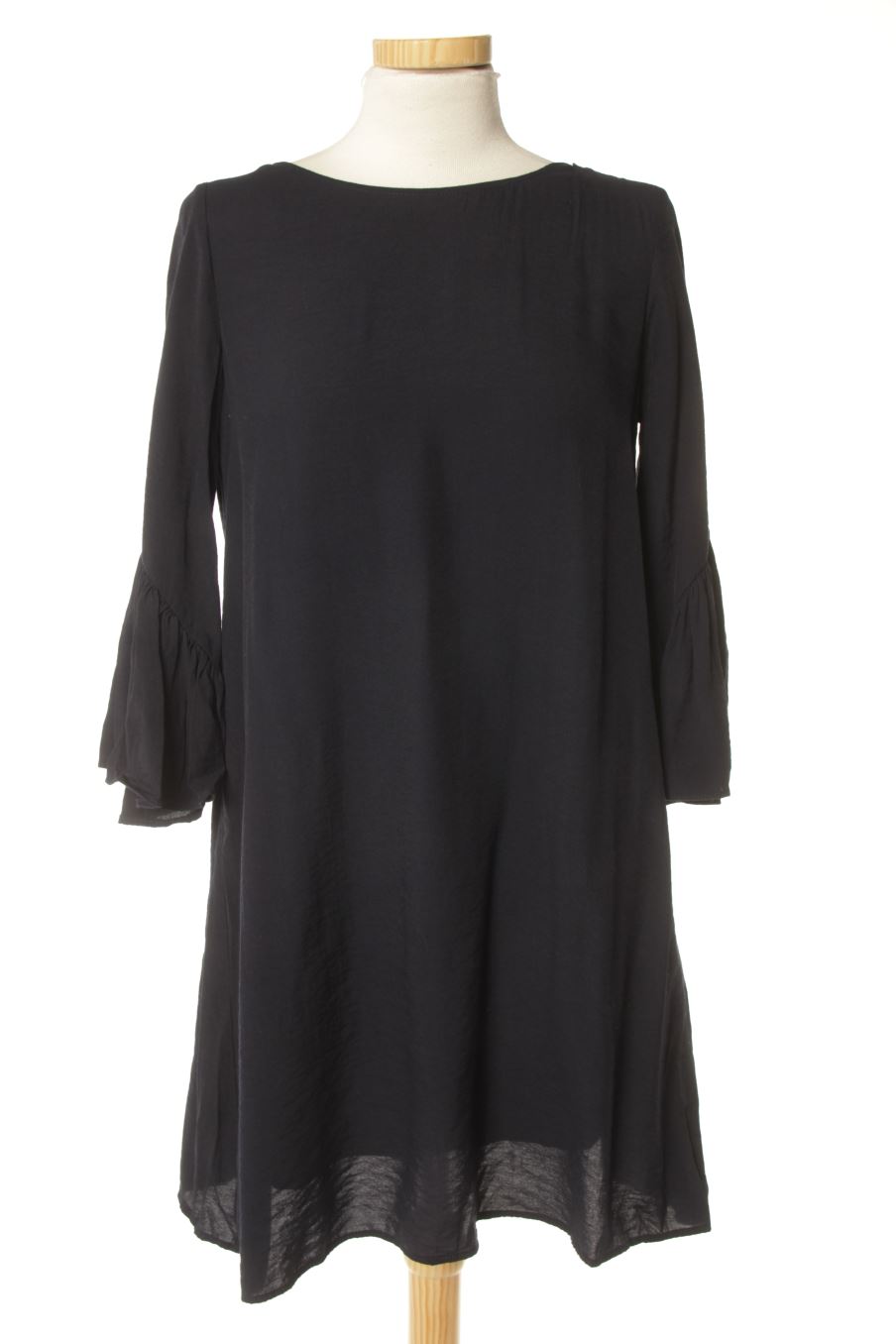 Vestido casual de Zara de la talla S, de color azul marino