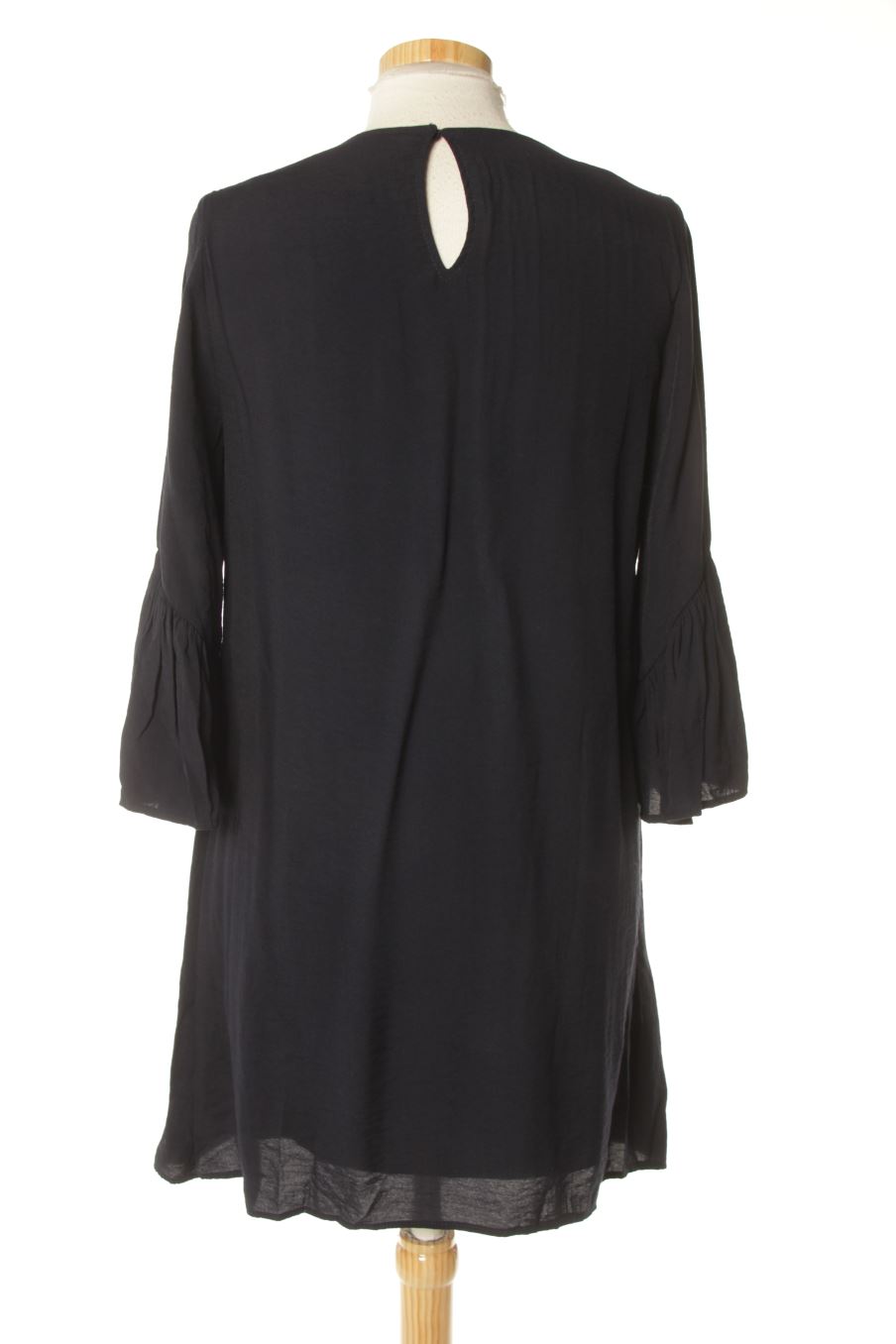 Vestido casual de Zara de la talla S, de color azul marino