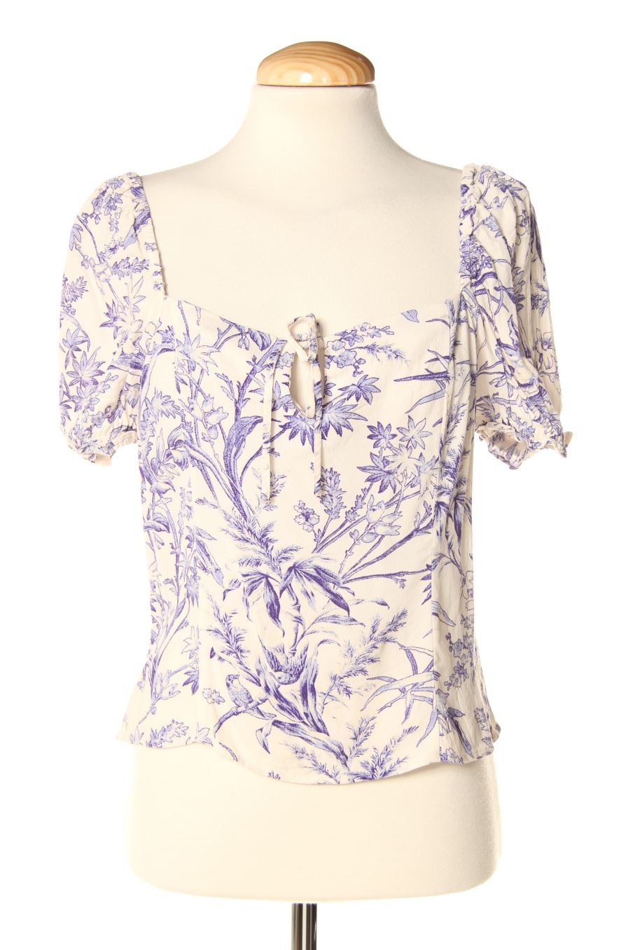 Blusa de manga corta de H&M de la talla M, de color azul