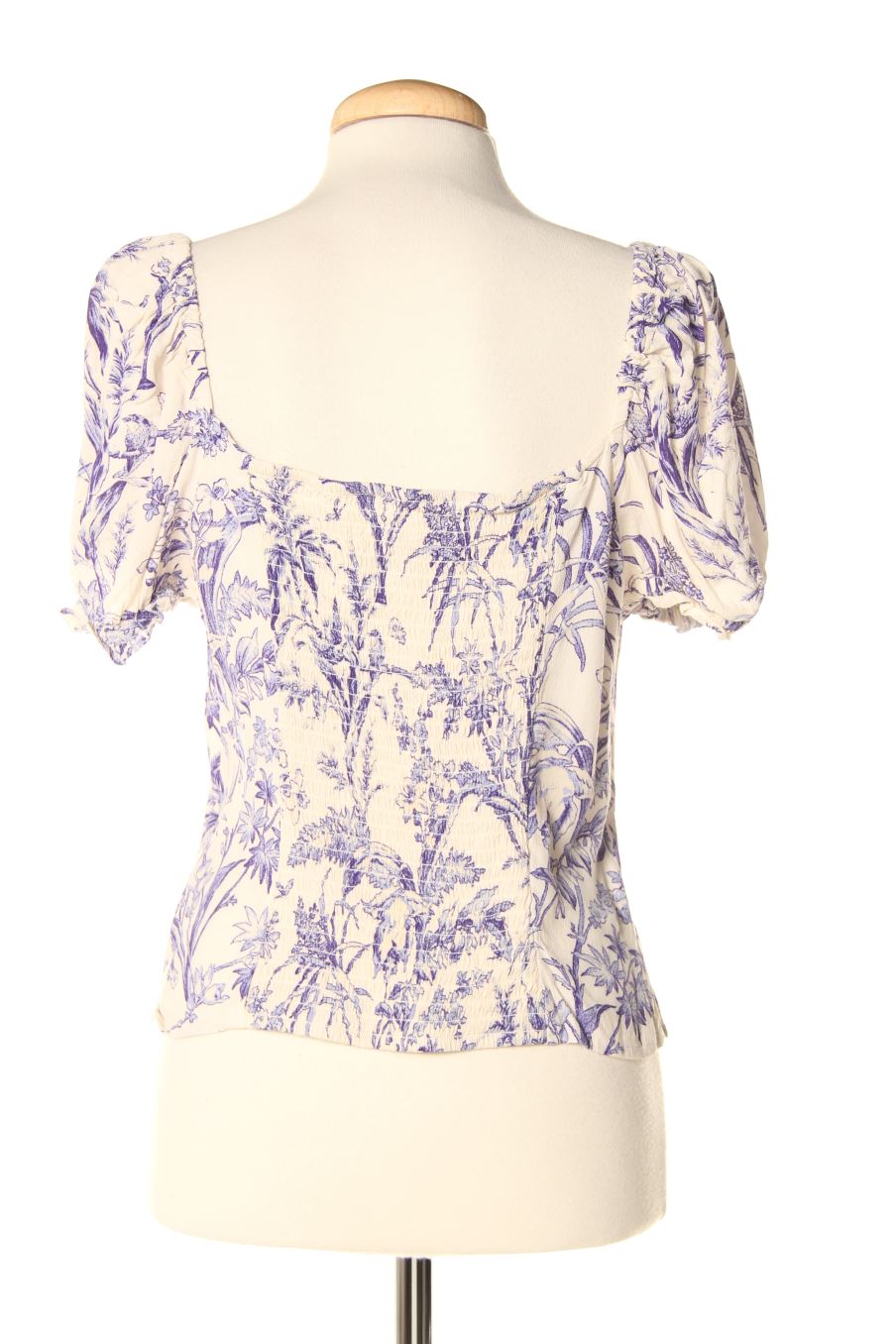 Blusa de manga corta de H&M de la talla M, de color azul