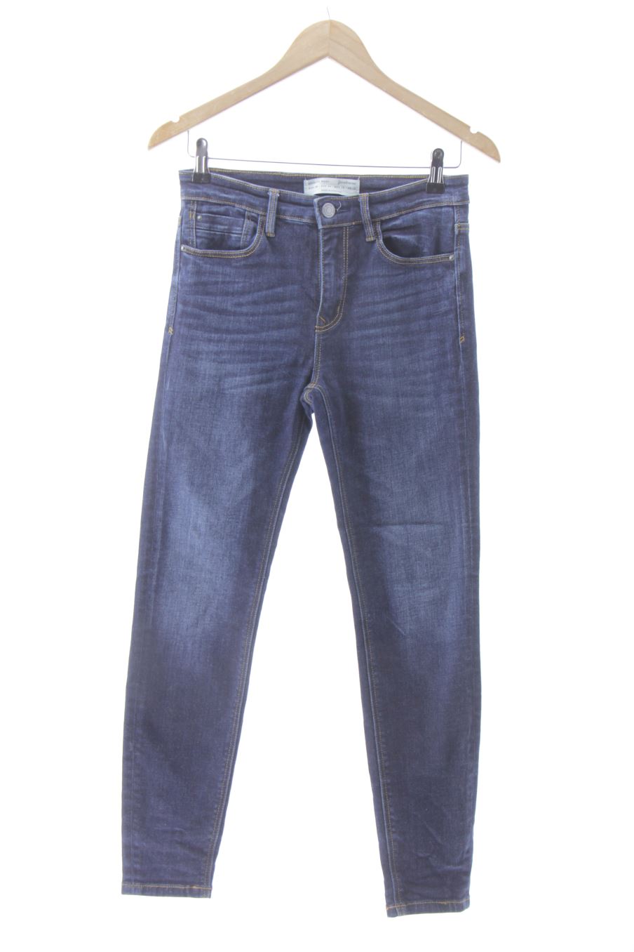 Vaquero de Stradivarius de la talla 38, de color azul de ropa vaquera