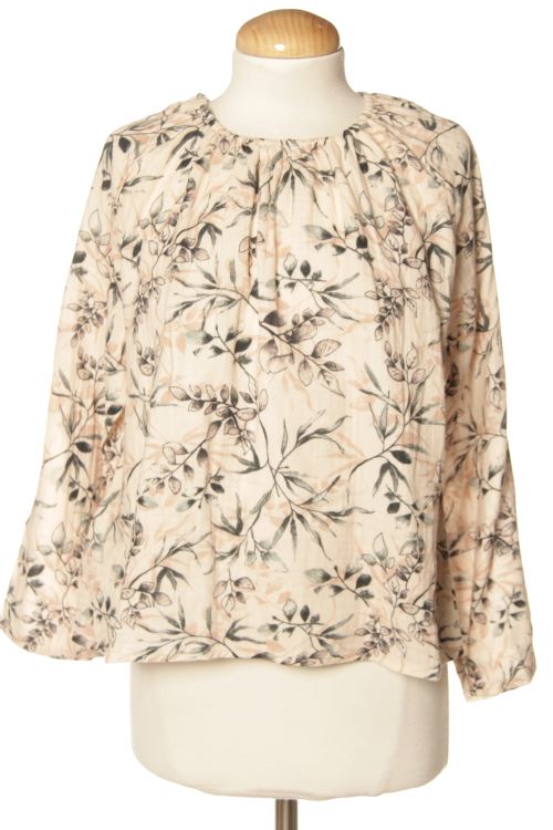 Blusa a maniche lunghe