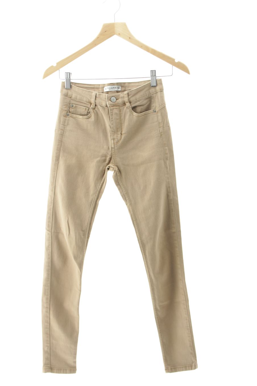 Jeans Pull & Bear de la taille 36, de couleur marron de denim