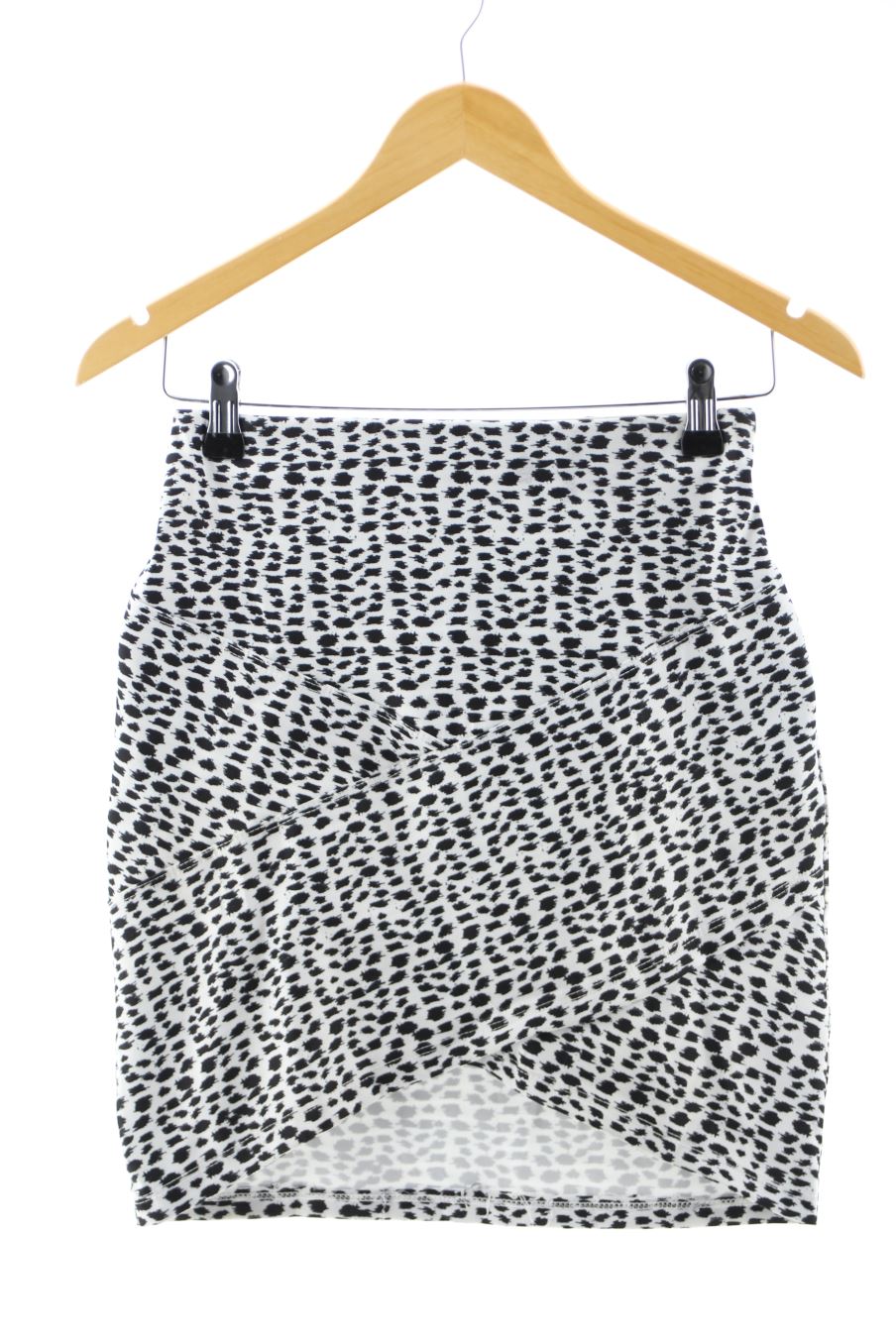 Falda de Made in italy de la talla XS, de color animal print