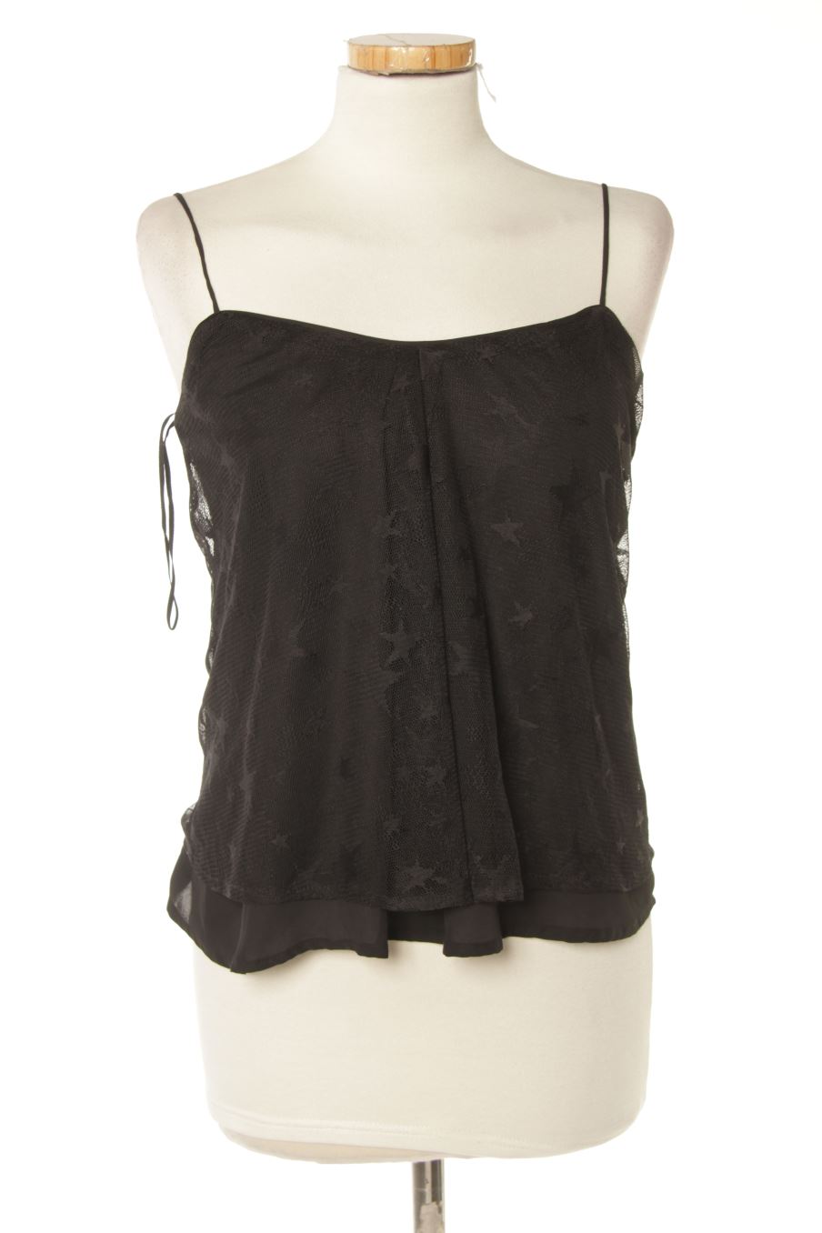 Top Mango de la taille XS, de couleur noir