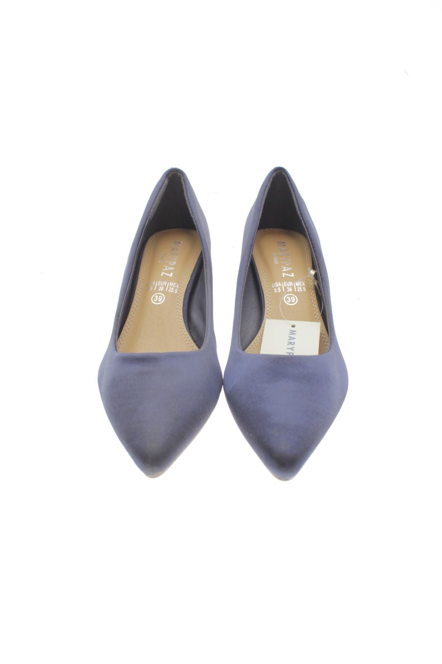 Zapatos de tacon de Mary Paz de la talla 39, de color azul marino de