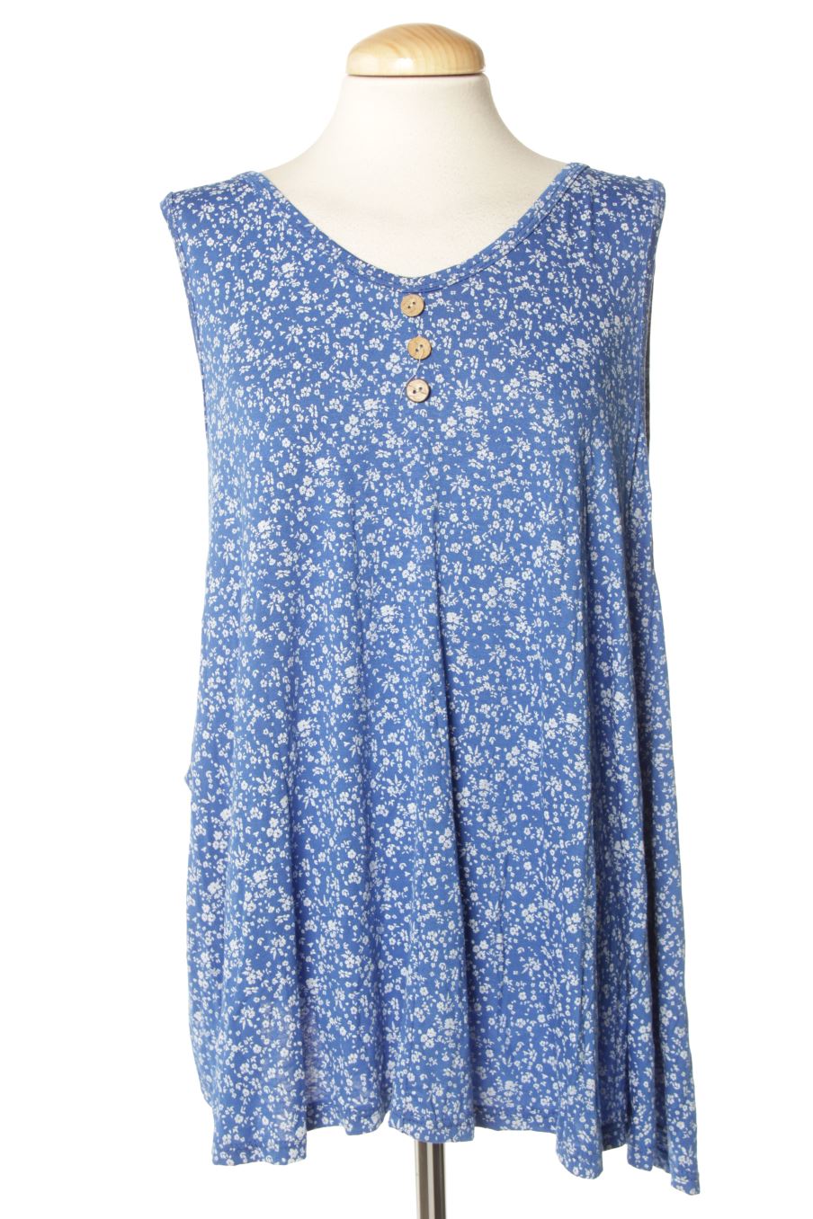 Camiseta sin mangas de PERCENTIL de la talla L, de color azul