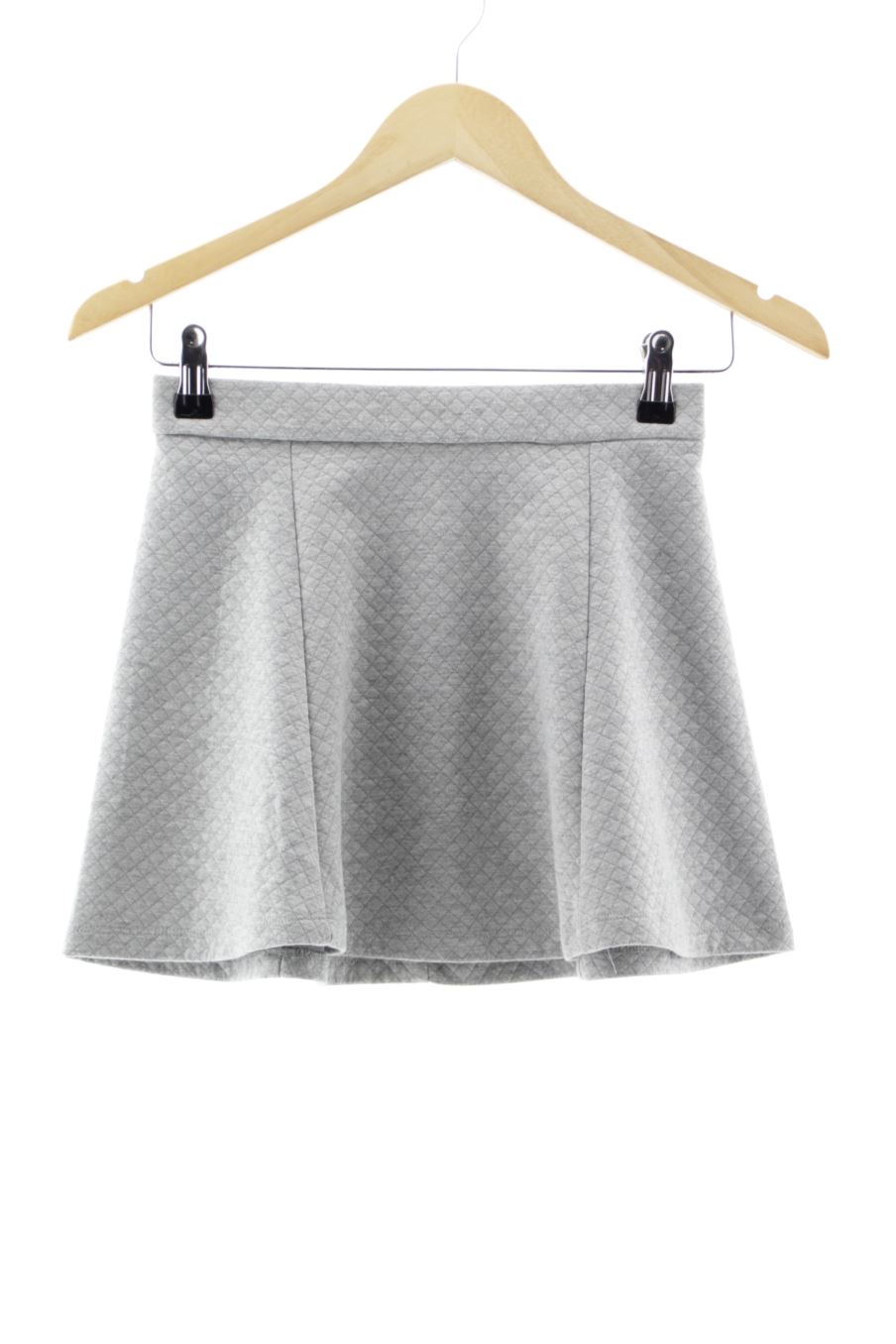 Falda de Bershka de la talla XS, de color gris