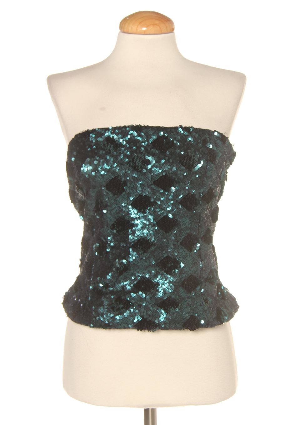 Top de Zara de la talla XS, de color verde