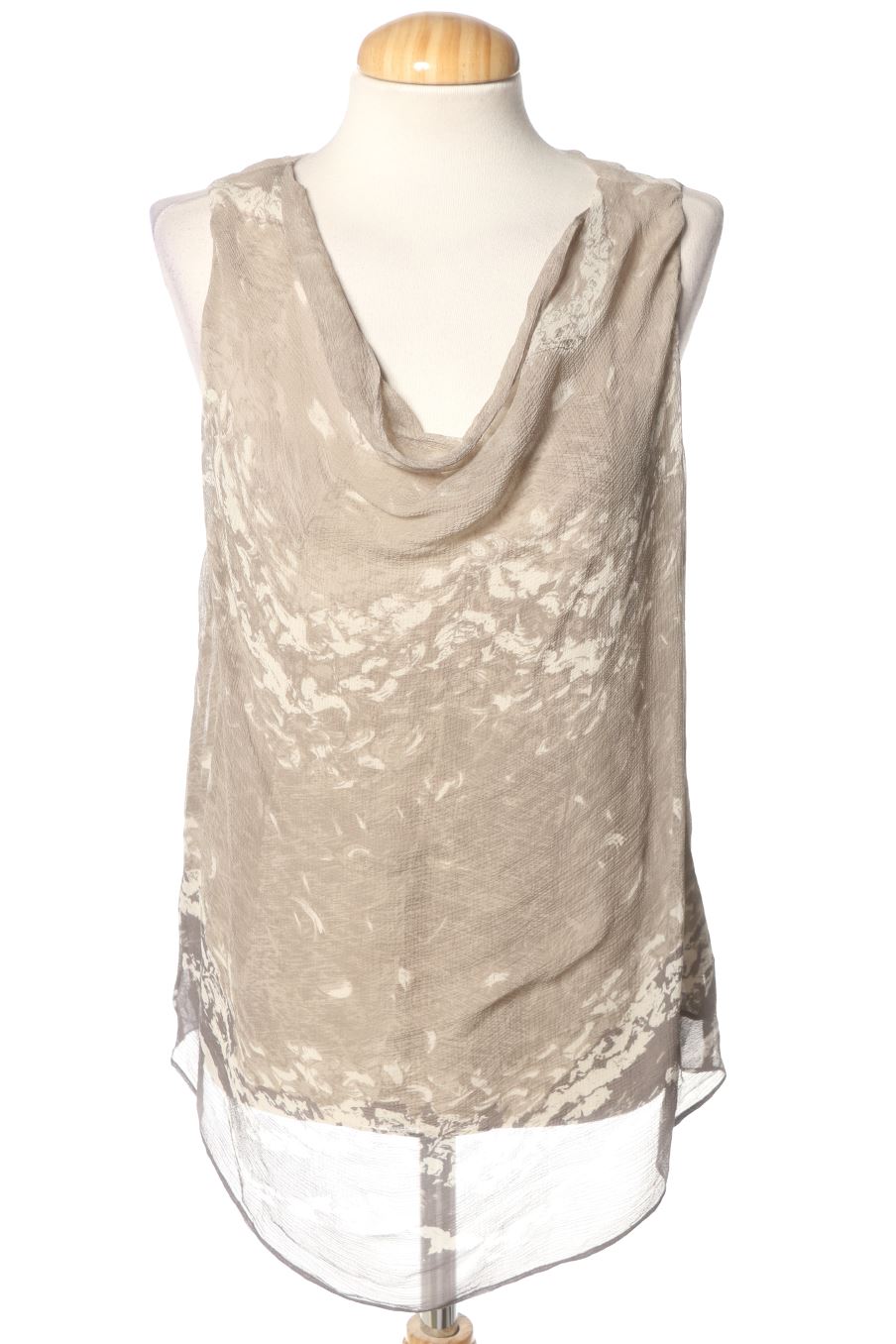 Top de Comptoir des Cotonniers de la talla 44, de color estampado de seda