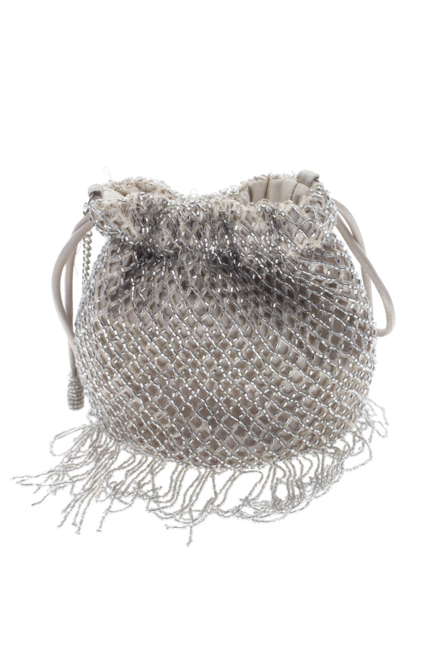 Bolso de Hombro Beige de Pull & Bear