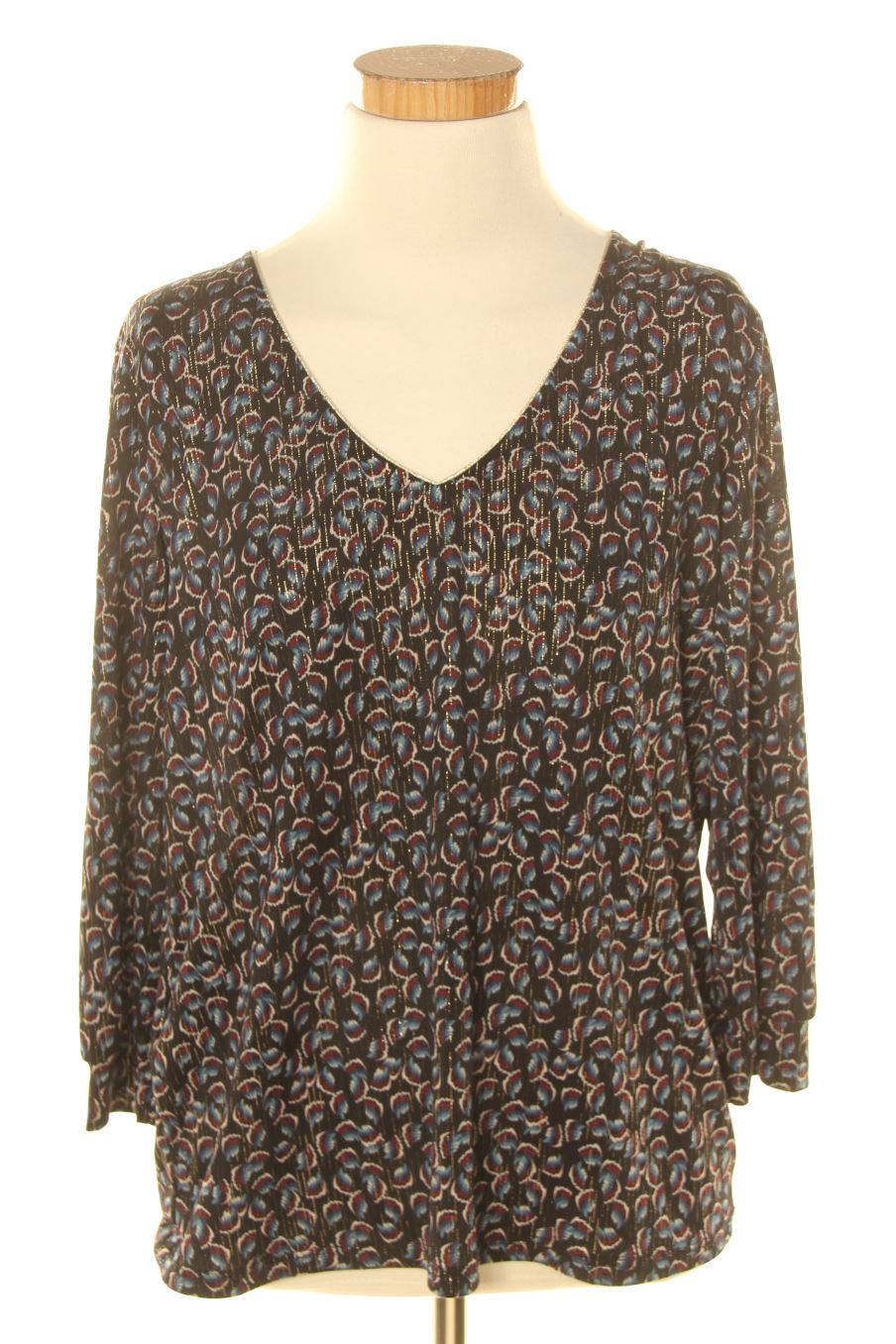 Blusa de manga larga de Promod de la talla S, de color estampado