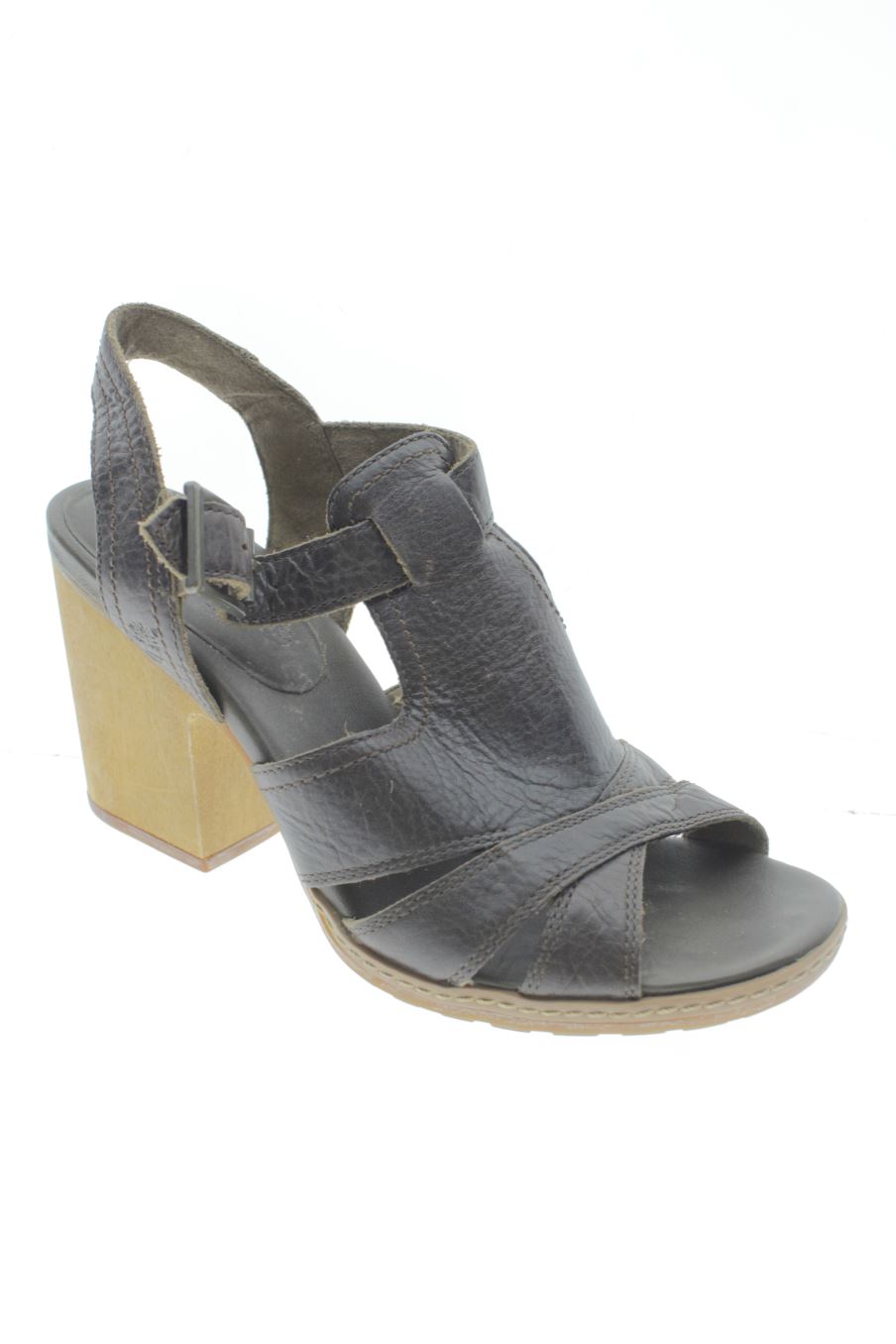Sandalias tacon de Timberland de la talla 38, de color marrón de