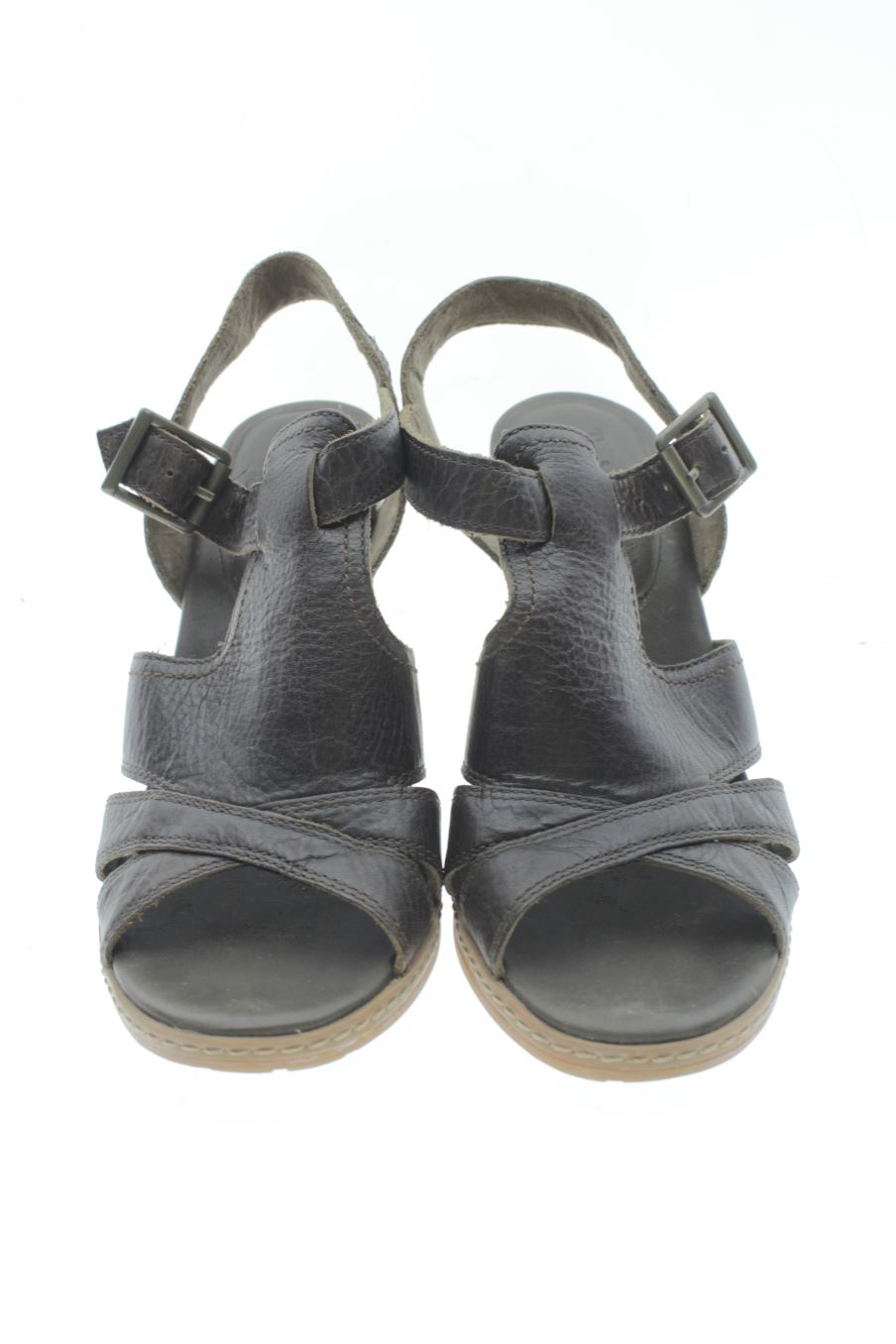 Sandalias tacon de Timberland de la talla 38, de color marrón de