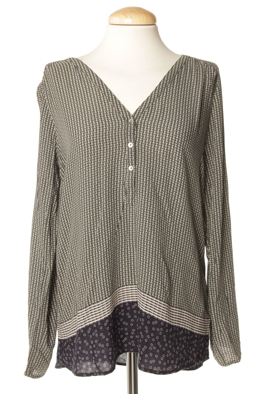 Langärmelige Bluse von Camaieu Größe S, Farbe Aufdruck, für