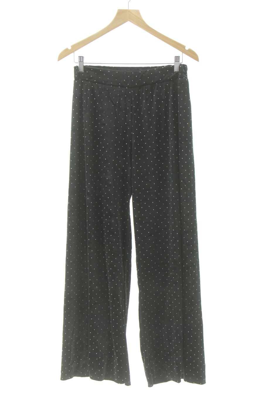 Pantalon Made in italy de la taille S, de couleur noir de velours