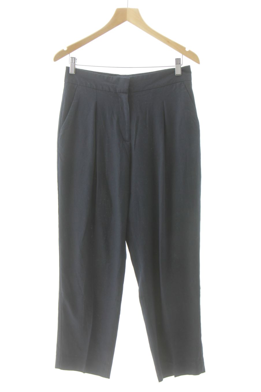Pantalon Zara de la taille S, de couleur bleu marine