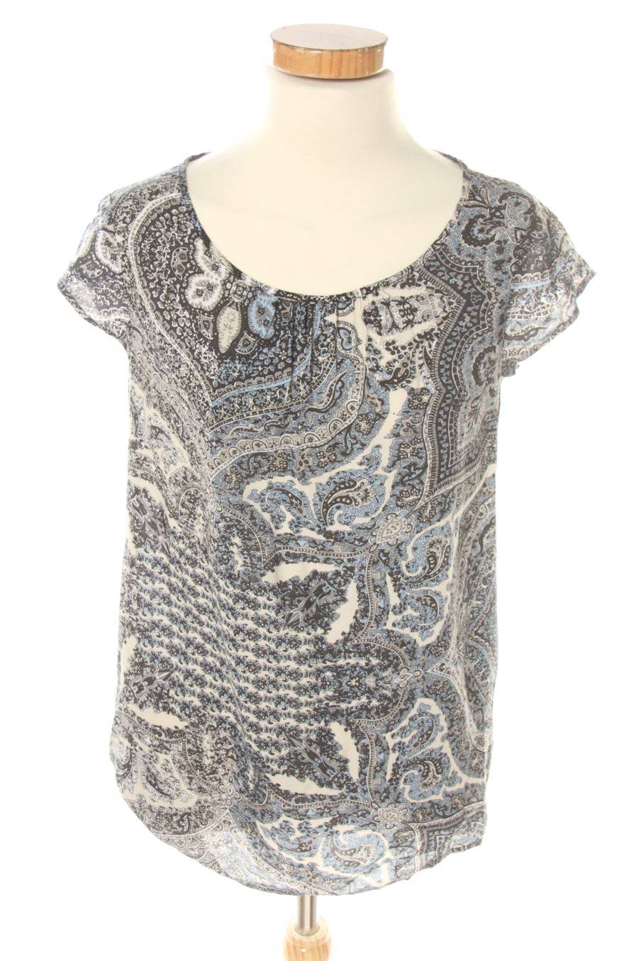 Blusa de manga corta de soyaconcept de la talla XS, de color azul