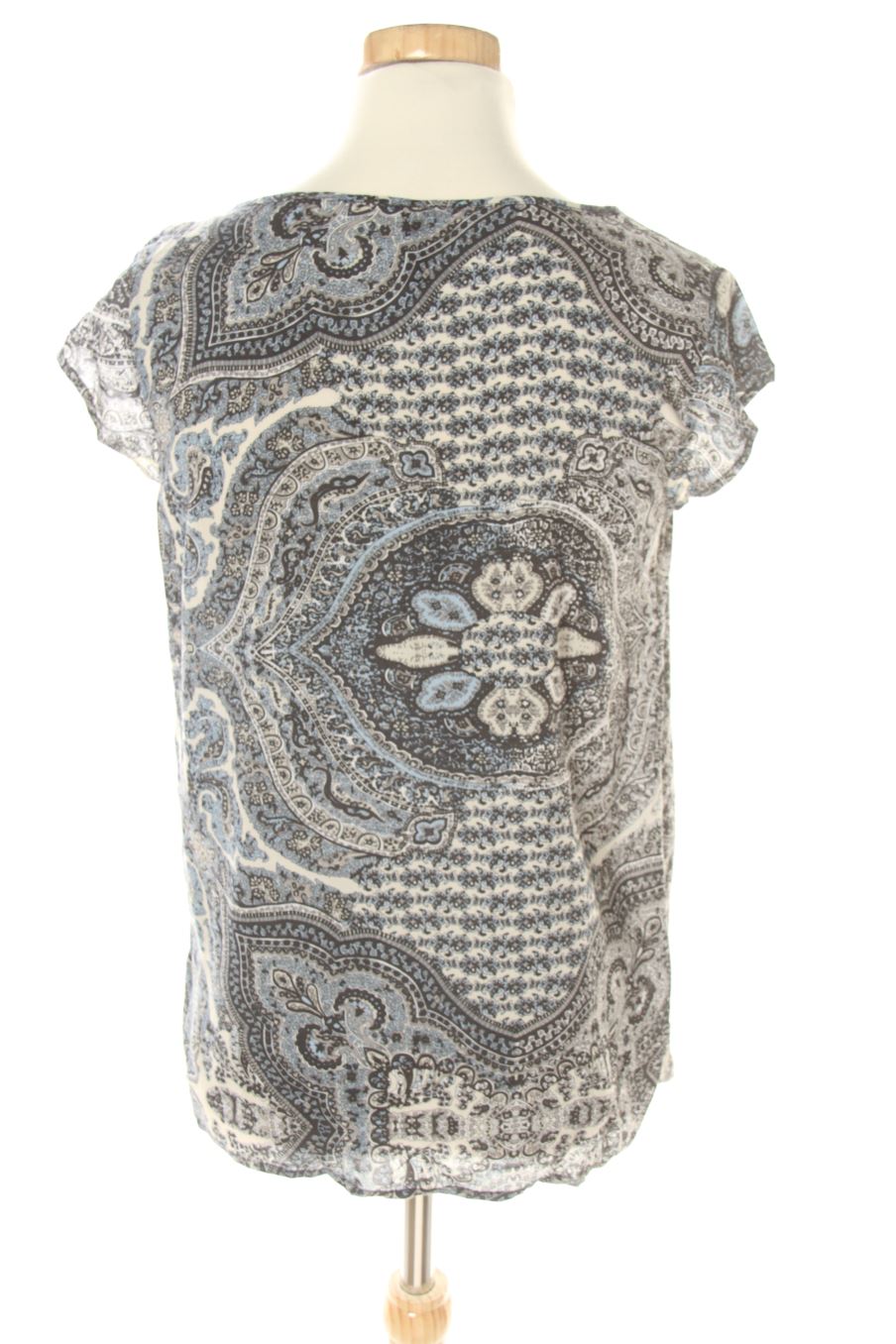 Blusa de manga corta de soyaconcept de la talla XS, de color azul