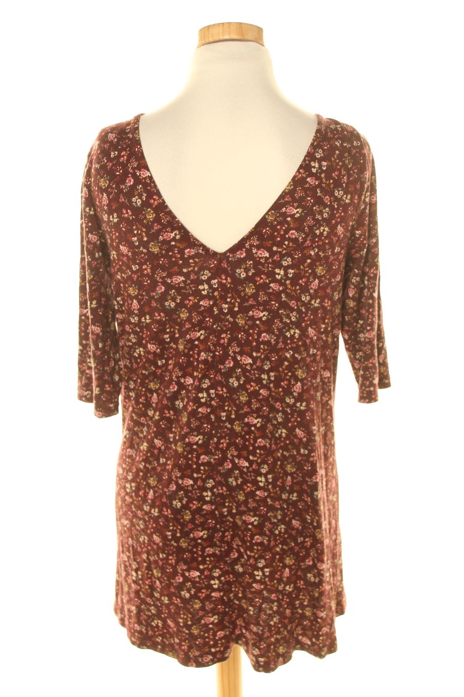 Robe casual Pull & Bear de la taille S, de couleur fleurs