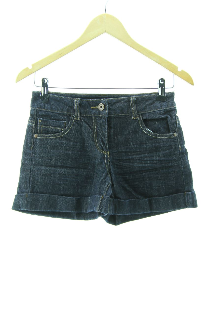 Shorts Camaieu de la taille 34, de couleur bleu de denim
