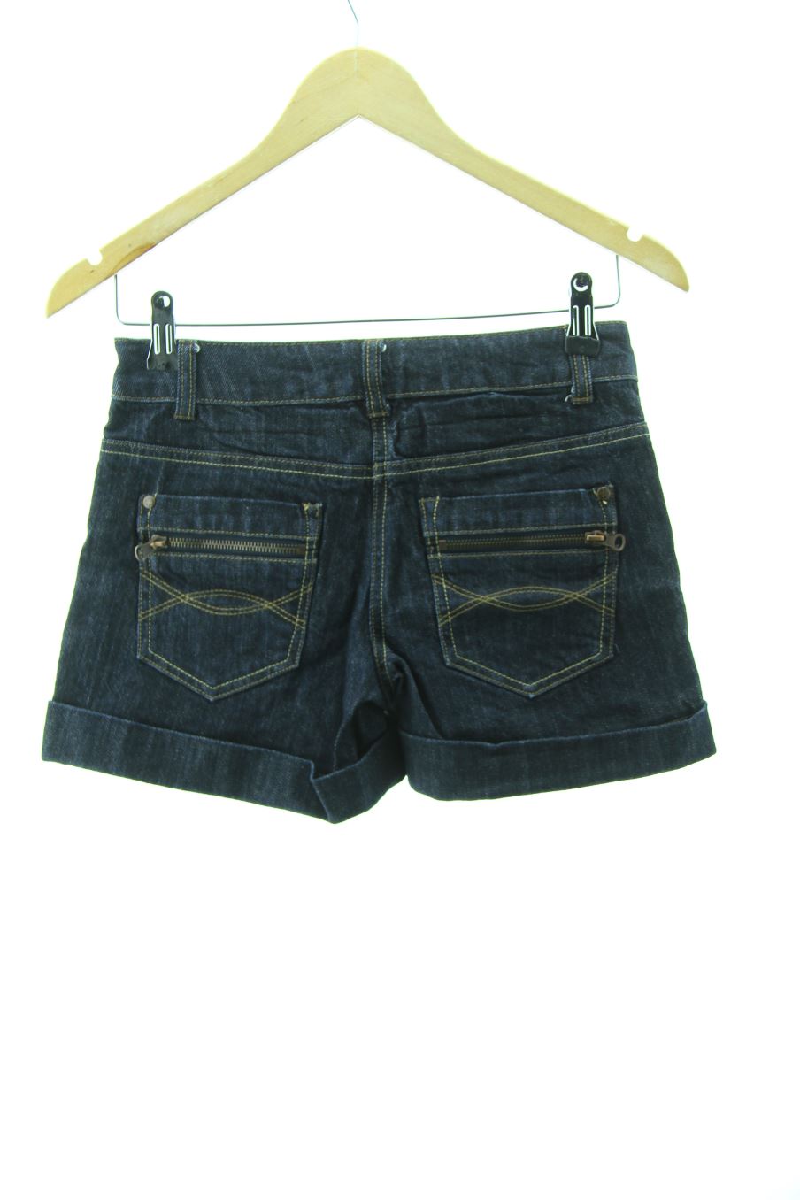Shorts Camaieu de la taille 34, de couleur bleu de denim