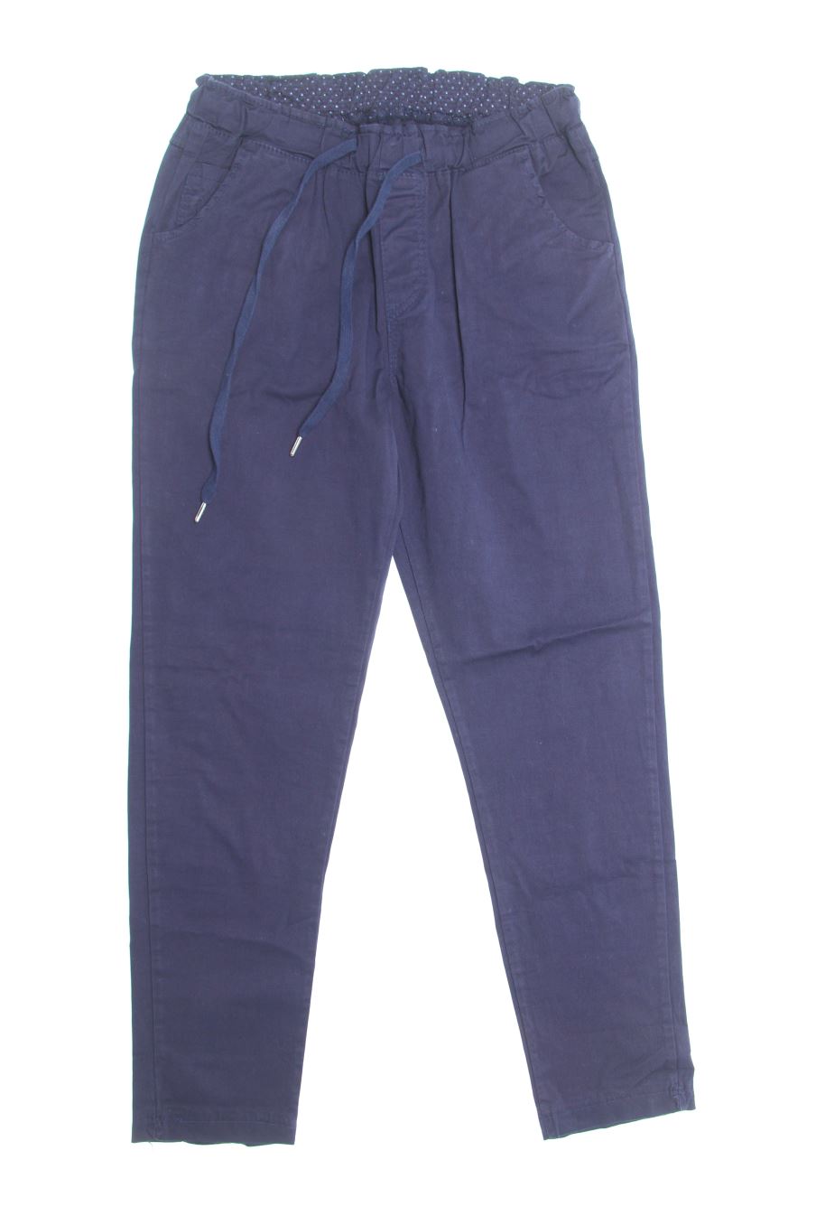 Pantalon Made in italy de la taille S, de couleur bleu marine