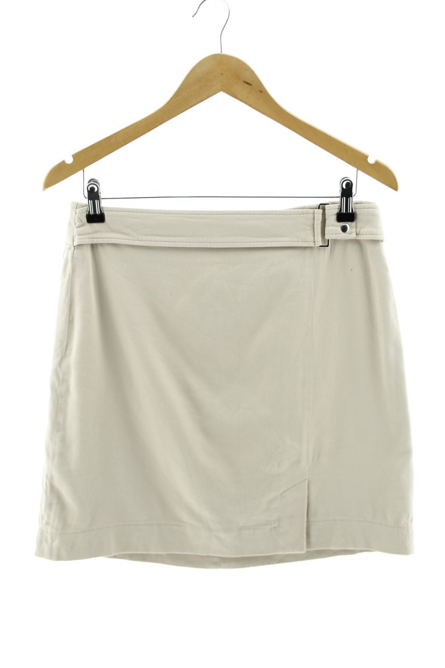 Jupe Caroll de la taille 40, de couleur beige