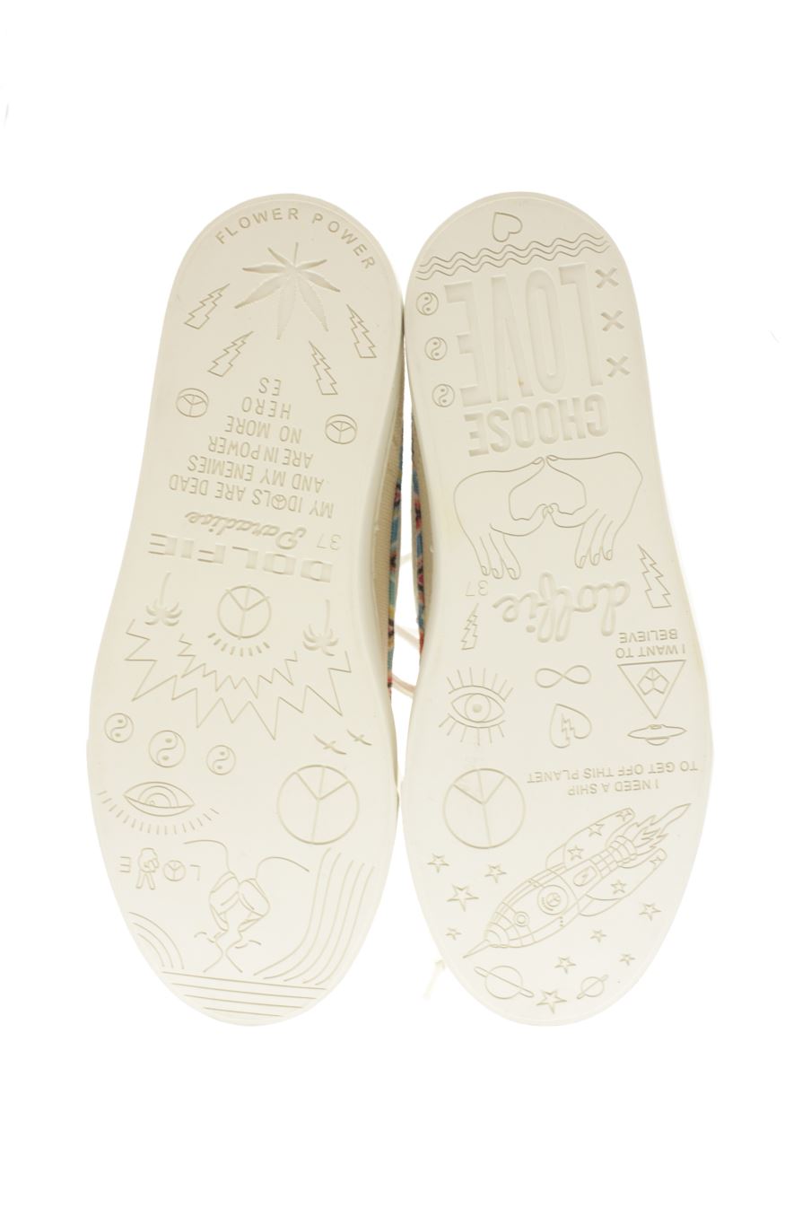 Deportivos de Dolfie de la talla 37, de color beige de