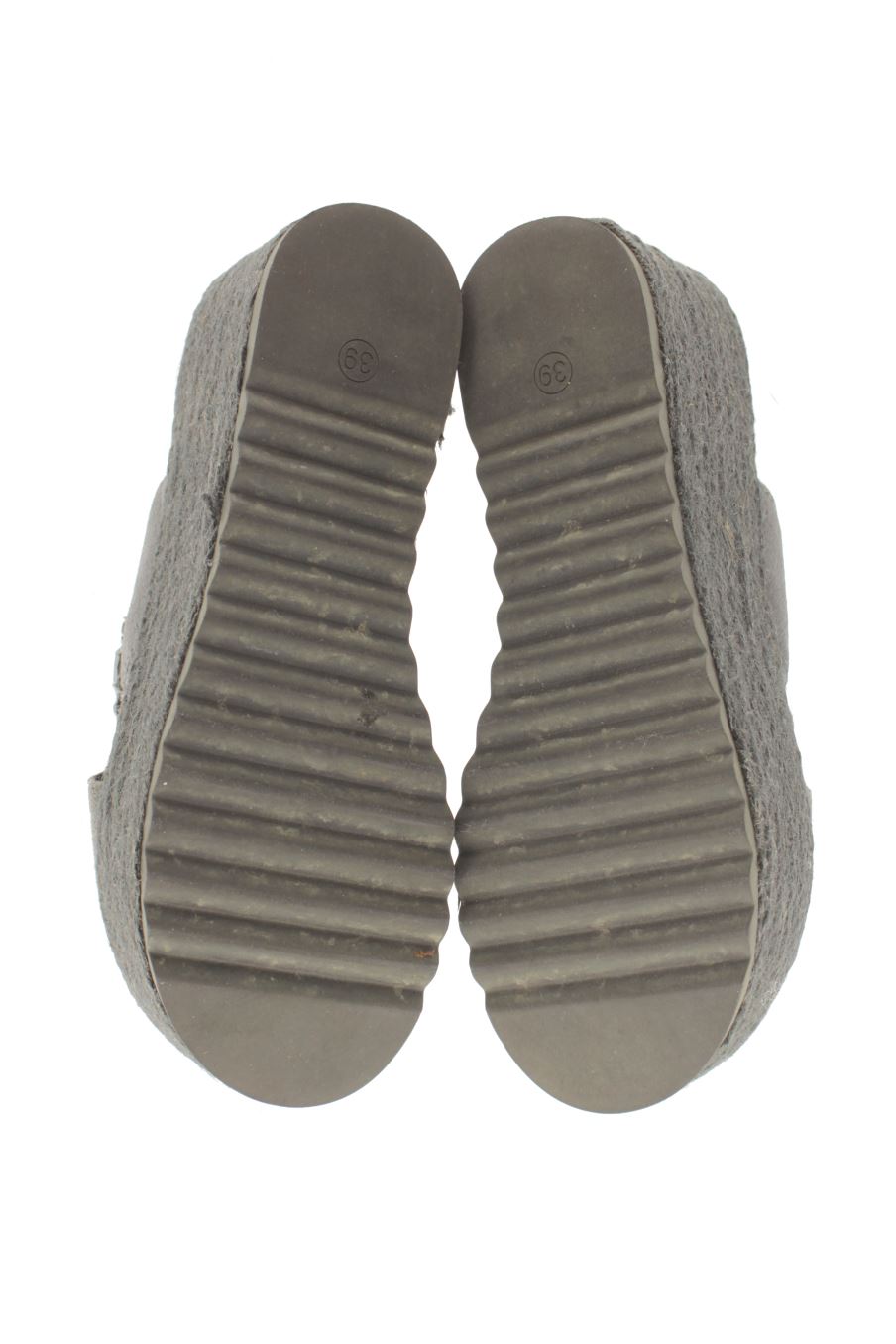 Plataformas de Exe de la talla 39, de color gris de