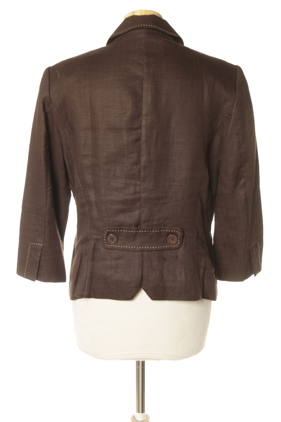 Blazer de Zara de la talla 42, de color marrón