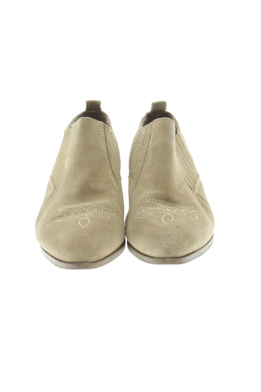Botines de Cortefiel de la talla 37, de color beige de