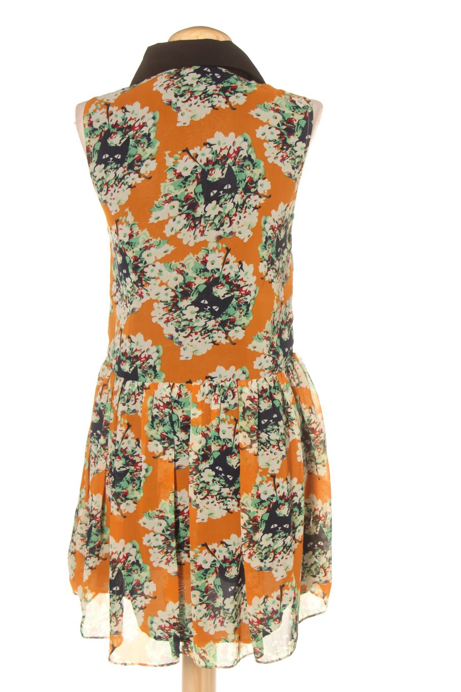 Robe casual kling de la taille XS, de couleur fleurs