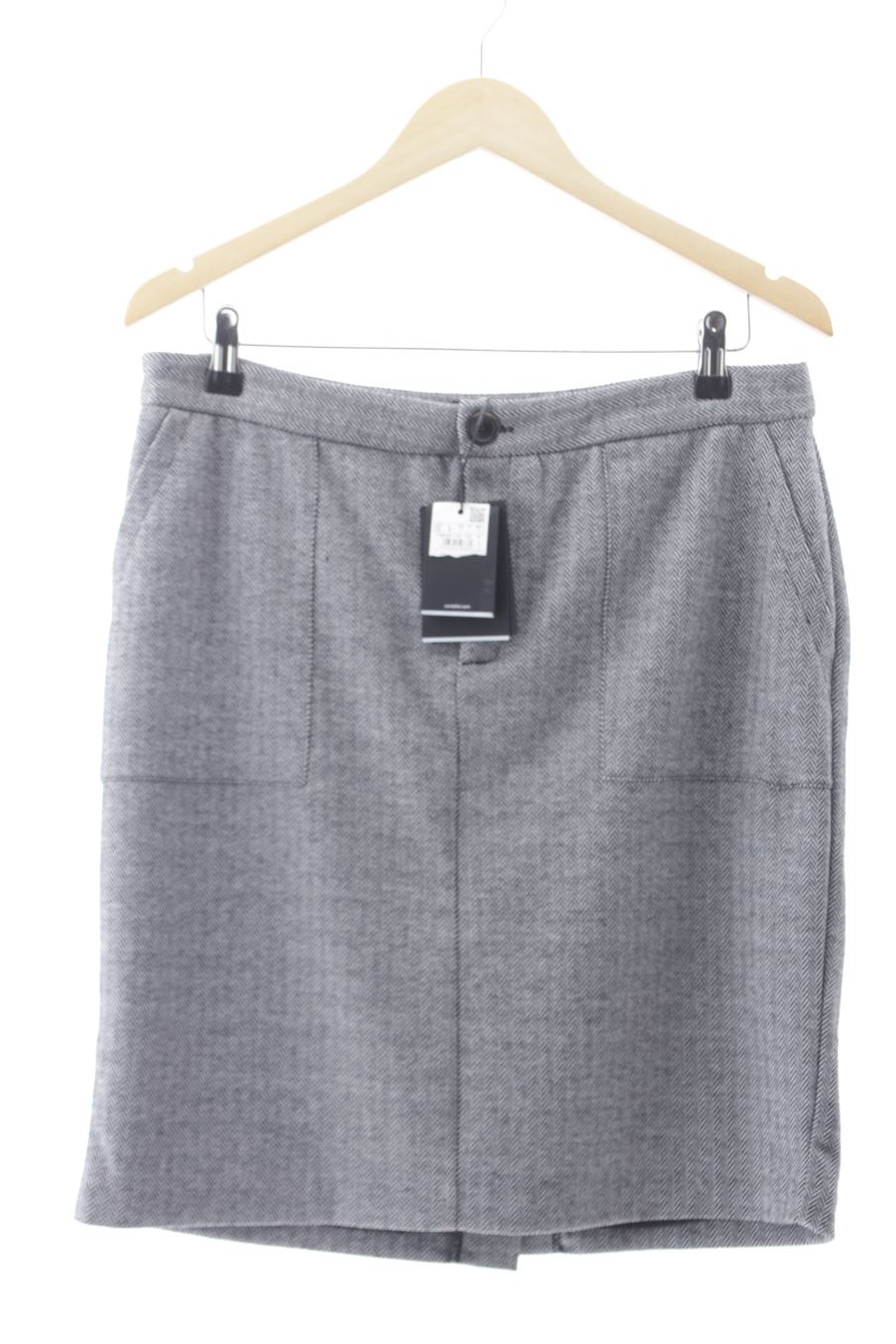 Jupe Cortefiel de la taille L, de couleur gris