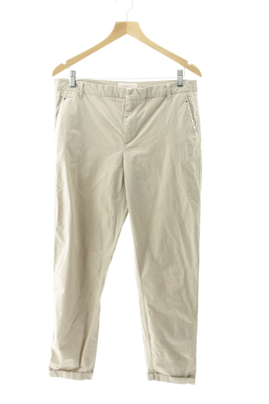 Pantalon Only de la taille 40, de couleur beige