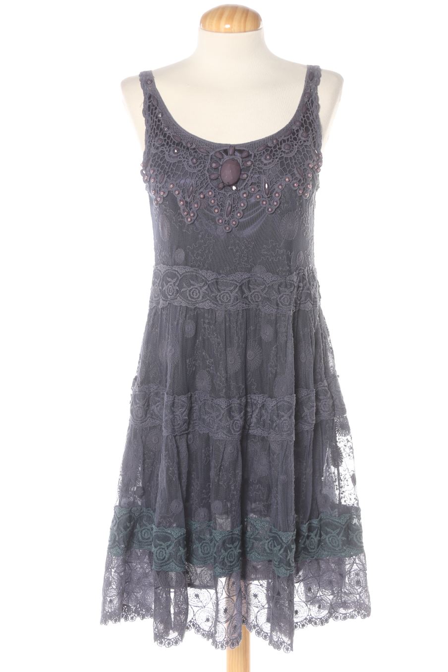 Einfaches Kleid von Yumi Größe M, Farbe Blau, für