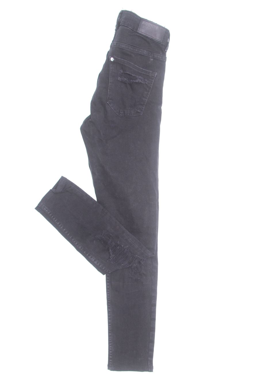 Jeans H&M de la taille 34, de couleur noir de denim