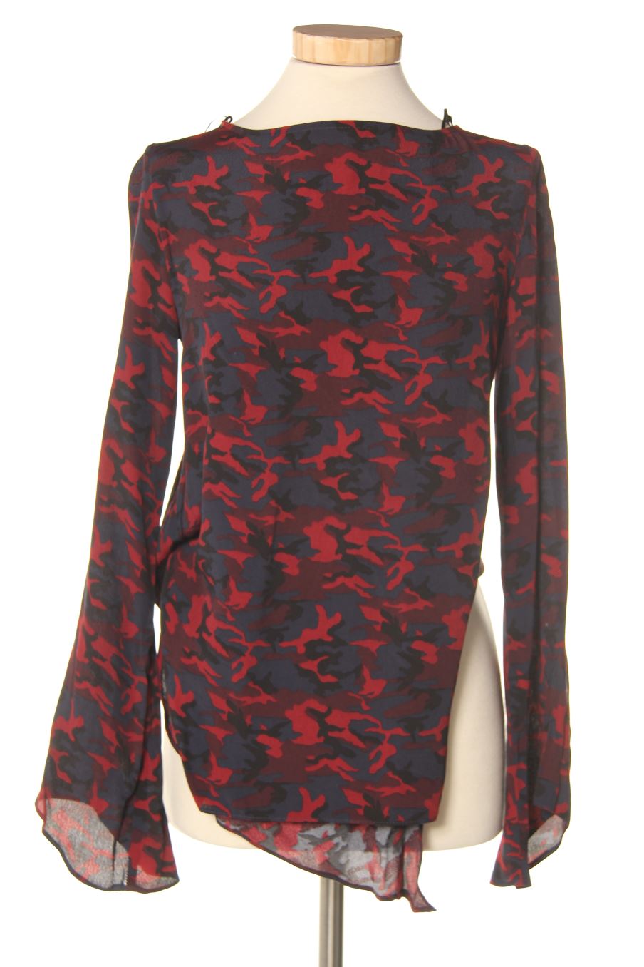 Blusa de manga larga de Zara de la talla S, de color estampado