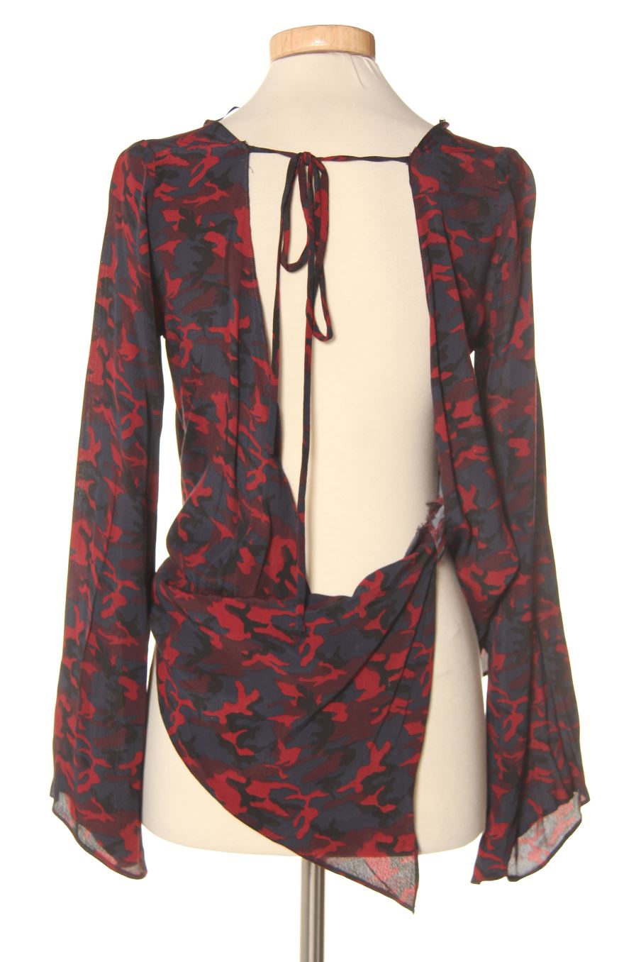 Blusa de manga larga de Zara de la talla S, de color estampado