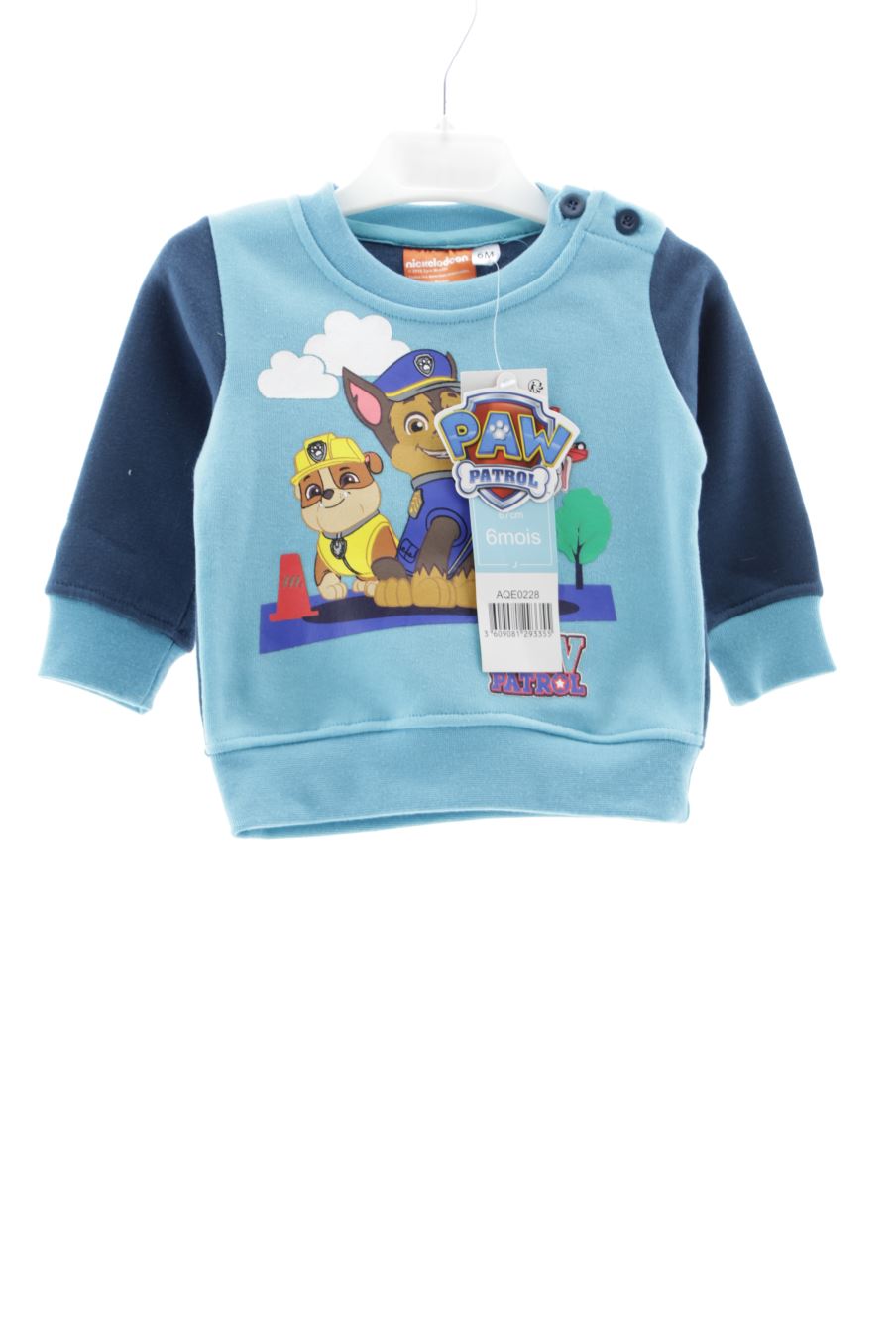 Sweatshirt Nickelodeon de la taille 6 mois avec une étiquette