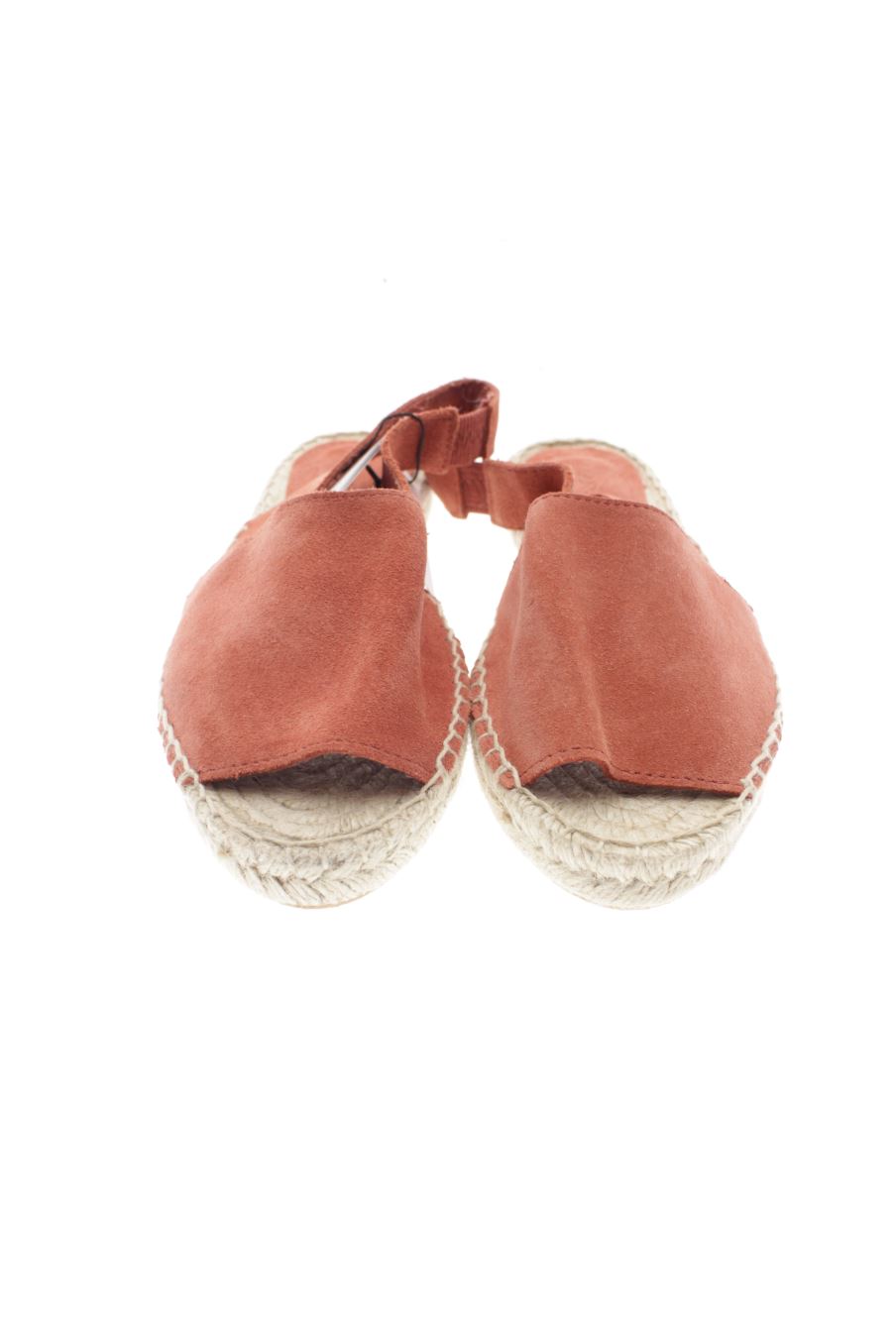 Sandalias planas de Mango de la talla 36, de color naranja de