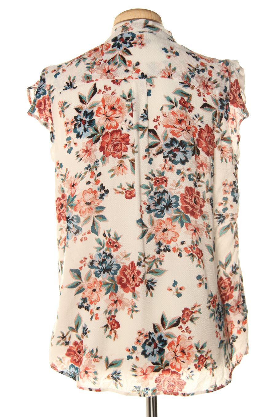 Blouse à manches courtes Promod de la taille 38, de couleur fleurs