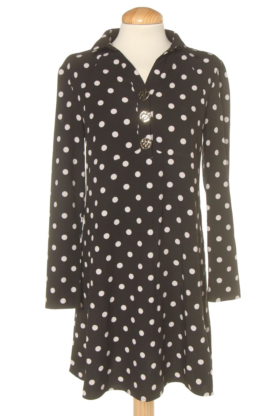 Vestito casual de Sfera de la talla S, de color nero