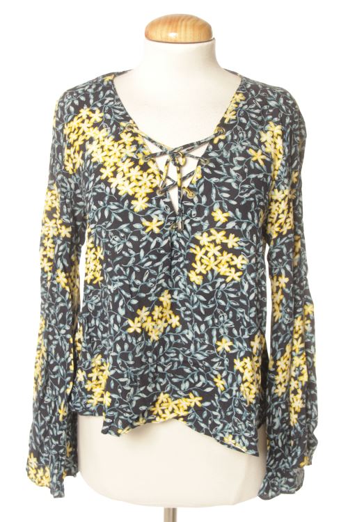 Blusa a maniche lunghe